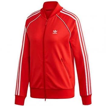 adidas SS TT Sweatshirt, Mujer, Lush Red/White, 42