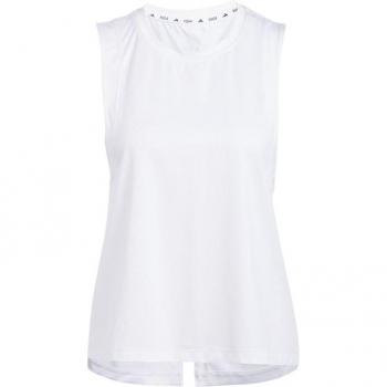 Camiseta de fitness Adidas Studio Tank mujer blanco XS