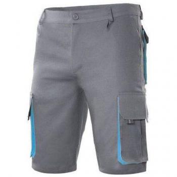 Velilla 103007 8/5 54 - Bermudas bicolor multibolsillos Gris Talla 54