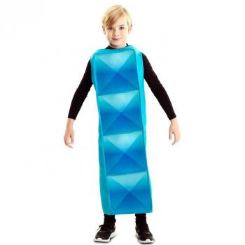 Disfraz de Tetris Turquesa para niños