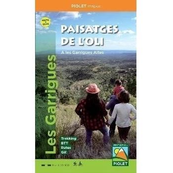 Paitsages de l'oli a les Garrigues Altes, mapa excursionista. Escala 1:25.000. Editorial Piolet.