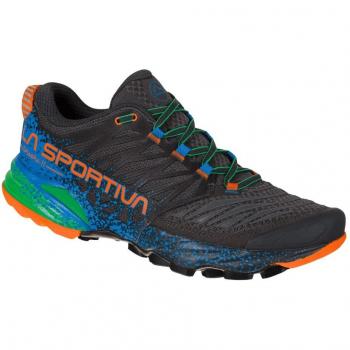 Zapatillas de Trail Running La Sportiva Akasha II en color Carbon-Flame para hombre