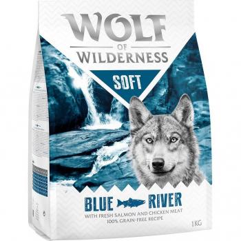 Wolf of Wilderness Soft Blue River con salmón - 5 x 1 kg