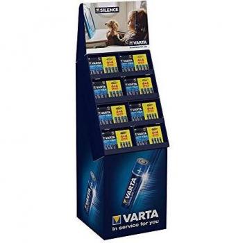 Varta 38621 Expositor Torre 38 Lr03 AAA + 50 Blisters 4+4 Lr06Aa, Multicolor, Talla Única