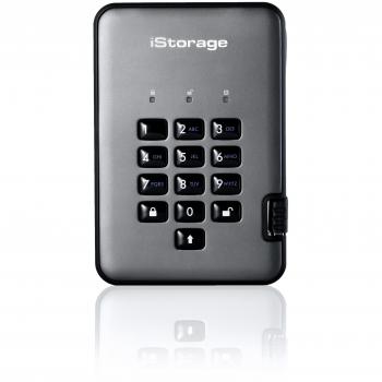 iStorage diskAshur PRO2 SSD 2TB Secure Solid State Drive, FIPS Level 3 Certified -Password Protected, Dust/Water-Resistant IS-DAP2-256-SSD-2000-C-X