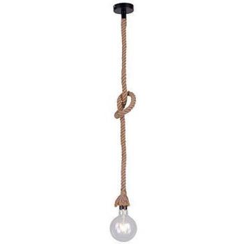 Lámpara colgante rústica cuerda 1-luz - ROPA