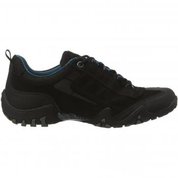 Allrounder by Mephisto Fina-Tex Rubber 1/G.Nubuk 84, Zapatillas de Deporte Exterior Mujer, Negro-Schwarz
