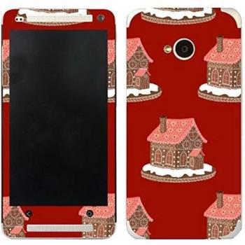 Motivos Disagu Design Skin para HTC One LTE: Lebkuchenhaus - Rot