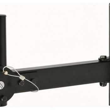Quik Lok QL-950 Adjustable Speaker Wall Mount, Black, Pair