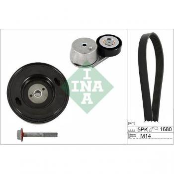 Juego de correas trapezoidales INA V-Ribbed Belt Set 529 0409 20 (con rodillos)