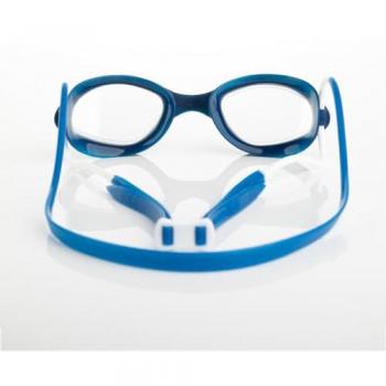 Gafas de natación Zoggs Tiger azul oscuro con lentes transparentes, unisex-adulto, color azul/blanco/claros