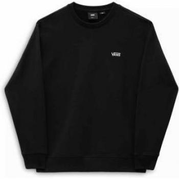 Vans Women's Flying V Bff Crew Sweatshirt - Black - Size S - Casual Long Sleeve Cotton Sweater