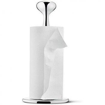 Georg Jensen Alfredo Soporte para Rollo de Papel de Cocina, de Acero Inoxidable, Plata, 16,3 x 15 x 32 cm