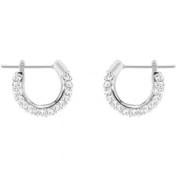 Pendientes Swarovski Stone Mini, Blanco, Baño de Rodio Ref. 5446004