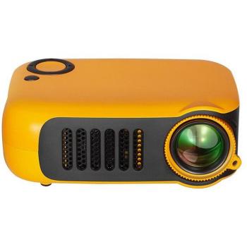 Mini proyector portátil 1080P LCD con 50,000 horas de vida útil de lámpara y soporte para banco de energía, ideal para Home Theater y dispositivos como TV Box/XBOX/U Disk