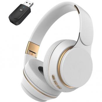 Auriculares Inalámbricos Plegables con Micrófono para Niñas, Casco de Música Bluetooth para TV, PC y Coche