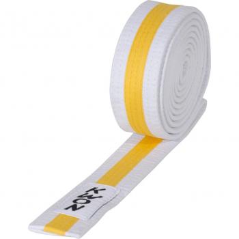 Kwon Children's White/Yellow/White Budo Belt
