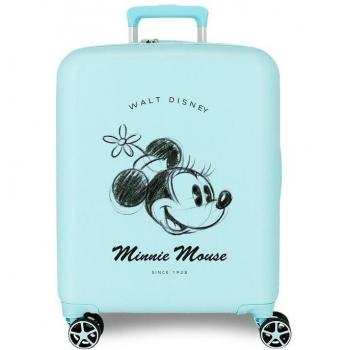 Maleta de Cabina Rígida Disney Mickey Friendly 55cm 38L Azul
