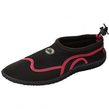 Trespass Unisex Black and Raspberry Aqua Paddle Shoes