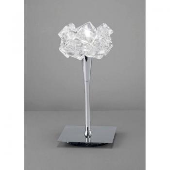 Lámpara de mesa Artic 1 luz G9, cromo pulido