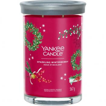 Yankee Candle Sparkling Winterberry Large Signature Tumbler Candle