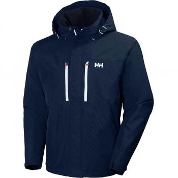 Helly Hansen Bykle - Chaqueta impermeable para hombre, color azul, talla XL
