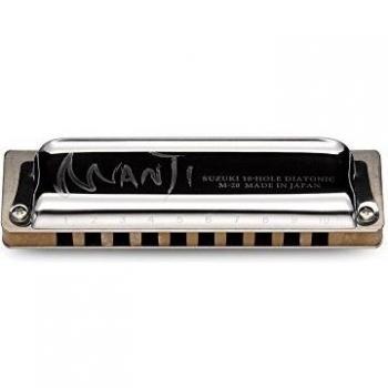 Suzuki Manji B Diatonic Harmonica - 10 Holes in Key H
