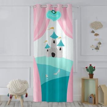 Cortina Happyfriday Calabaza 140x265 cm 100% Algodón 150 TC