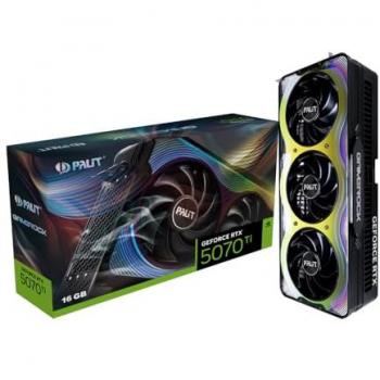 Tarjeta Gráfica Palit GeForce RTX 5070 Ti GameRock 16GB GDDR7 DLSS4 PCI-Express