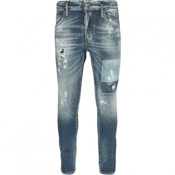 Dsquared2 Slim-fit Jeans, Blue, Male, Size: 2XL