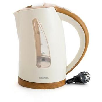 Hervidor de Agua Eléctrico Baltic Dcook 2200W Base Rotativa 1,7L Blanco/Natural