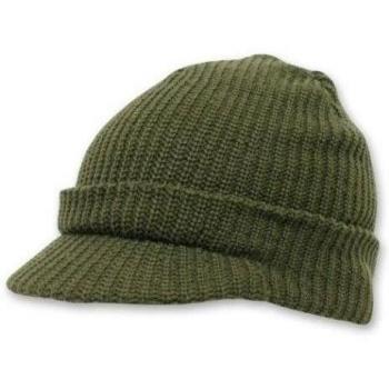 Emeco cantante Justin Timberlake - Gorro de punto con visera 2 605 GI 14 colores, verde oliva