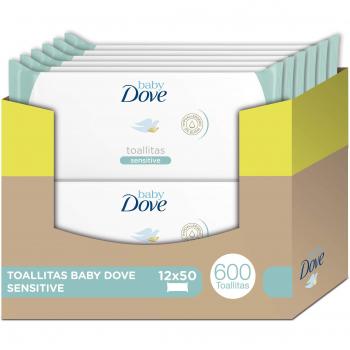 Toallitas húmedas Baby Dove sensitive moisture - Pack de 12 x 50: Total 600 toallitas