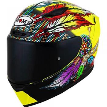 Casco Integral Suomy Track-1 Chieftain Multi Amarillo 2023 - Multicolor XL