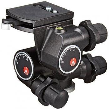 Manfrotto Rótula de Cremallera Junior, Cabezal para Trípode con 3 Ejes de Movimiento de Alta Precisión para Equipamiento de Fotogradía y Cámara, Creación de Contenidos, Vlogging