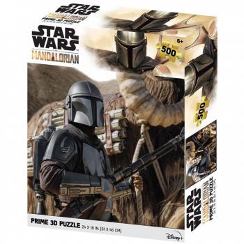 Prime 3D Puzzle Lenticular The Mandalorian 500 Piezas