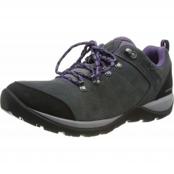 Columbia Fire Venture S II WP, Zapatos de Senderismo Impermeables para Mujer, Gris
