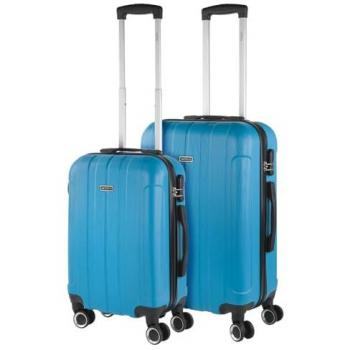Juego de Maletas Rígidas ITACA Unisex 4 Ruedas Turquesa ABS/Policarbonato 771115