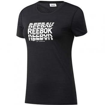Reebok TS AC Graphic tee Camiseta, Mujer, Negro, L