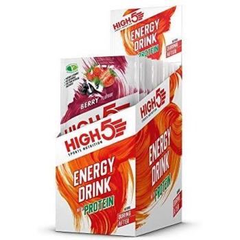 High5 Bebida Energética con Mezcla De Proteínas Carbohidratos Y Electrolitos - Arándanos - 12 Bolsitas Energéticas de 47 Gramos
