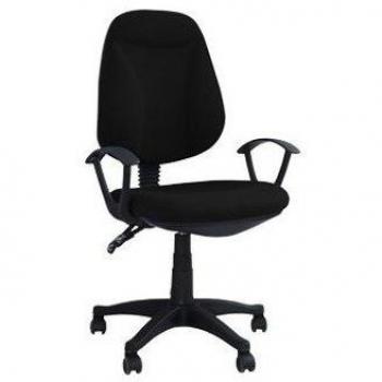 Q-Connect Silla Respaldo Medioregulable En Altura 1020+120 Mm Alto 475 Mm Largo 440 Mm Profundidad Negra