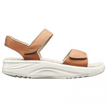 Sandalias Beige de Piel con Diseño Elegante y Comodidad - Talla 42
