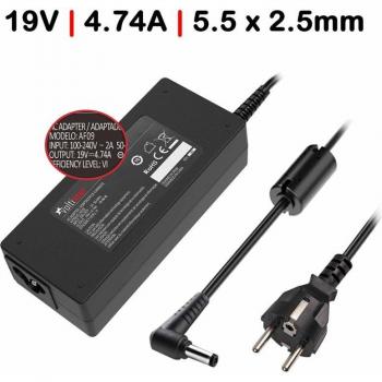 Cargador para portátil Clevo 19V / 4.74A (5,5mm*2,5mm) 90W