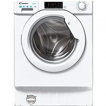 Candy Lavasciuga Integrada 8/5 kg, Carga Frontal, 1400 RPM, Clase D, Color Blanco - CBD 485D1E/1-S