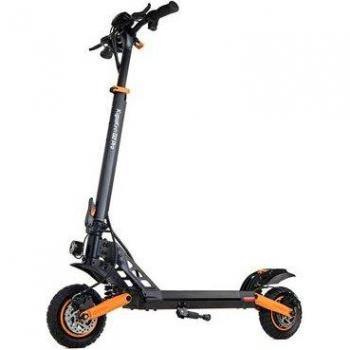 Patinete eléctrico plegable Kukirin G2 con motor de 800W, batería de 48V 15Ah, neumático de 10 pulgadas, velocidad máxima de 45km/h y alcance de 55km - Negro