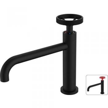 Grifo Monomando Industrial Negro Mate Rousseau de Metal con Cartucho Cerámico 25mm