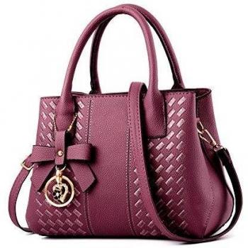 Jeniulet Bolsos para mujer Moda para mujer Cuero de PU con asa superior Bolsos de asas de hombro