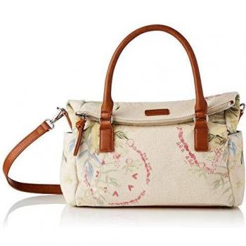 Desigual Fabric Hand Bag, Mano Mujer, Blanco, U