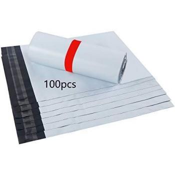 HVDHYY Bolsas para Envíos Sobres de Postales Plástico de Genérico Envío por correo Bolsas Polietileno Autoadhesivas Embalaje Sobres para Postales Blanco Bolsas Opaca