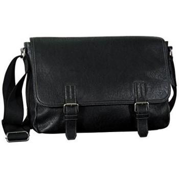 Tom Tailor Acc JAN Überschlagtasche, braun 11634 60 - Bolsa de mensajero unisex, color negro, talla 43x28x13 cm